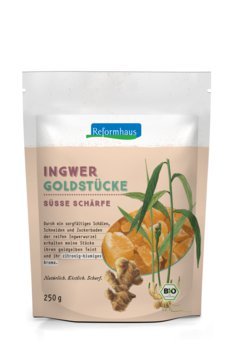 Reformhaus Ingwer Goldstücke bio, 250g