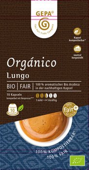 GEPA Bio Orgánico Lungo Kapsel, 52g