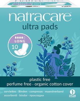 Natracare Ultra Damenbinden Lang, 10St