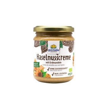 Haselnusscreme mit Erdmandeln, 250g