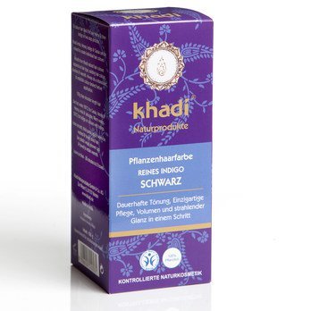 Khadi Pflanzenhaarfarbe Reines Indigo, 100g