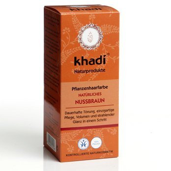Khadi Planzenhaarfarbe natürliches Nußbraun, 100g