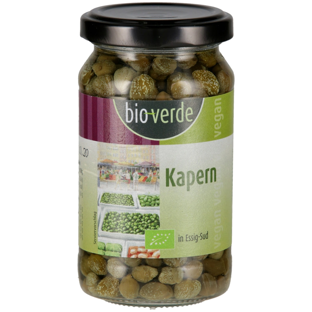 bio-verde Kapern in Essig-Sud 180 g Abtropfgewicht 100g