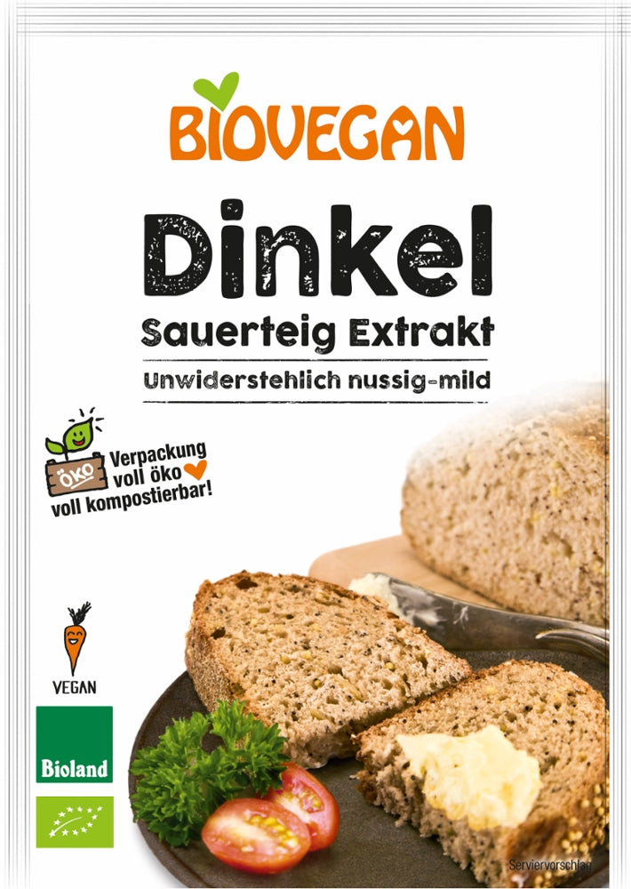 Biovegan Dinkelsauerteig Extrakt, Bioland, BIO 30g