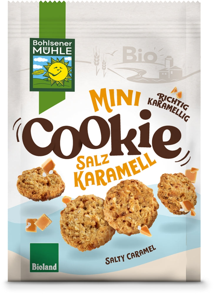 Bohlsener Mühle Mini Cookie Salz Karamell, 125g