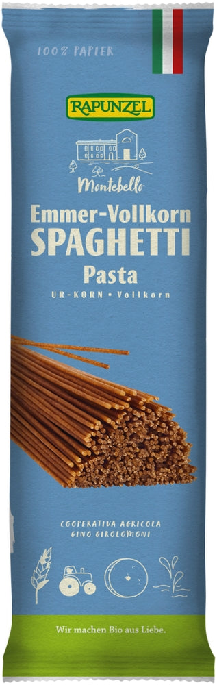 Rapunzel Emmer Spaghetti Vollkorn, 500g