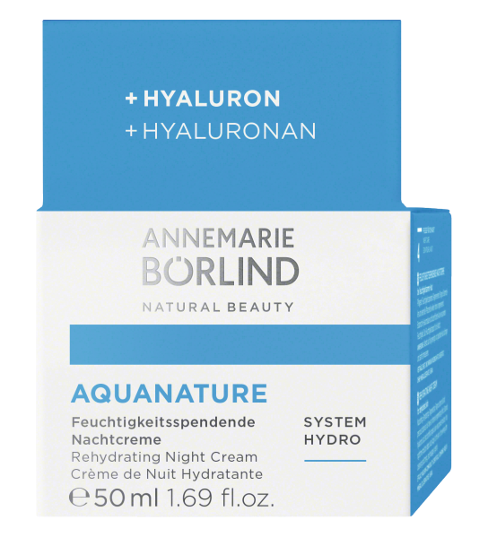 ANNEMARIE BÖRLIND AQUANATURE Feuchtigkeitsspendende Nachtcreme, 50ml