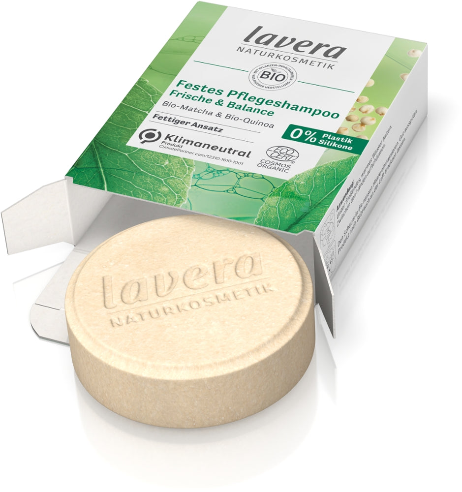 Lavera Frische & Balance festes Pflegeshampoo, 50g