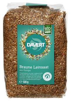 Braune Leinsaat aus Europa 500g