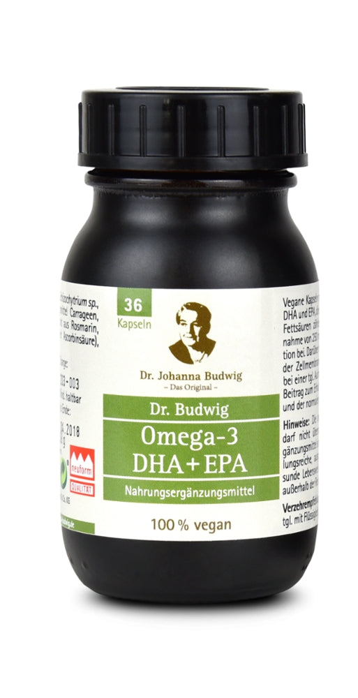 Dr. Budwig Omega-3 DHA + EPA Kapseln 36 Stück