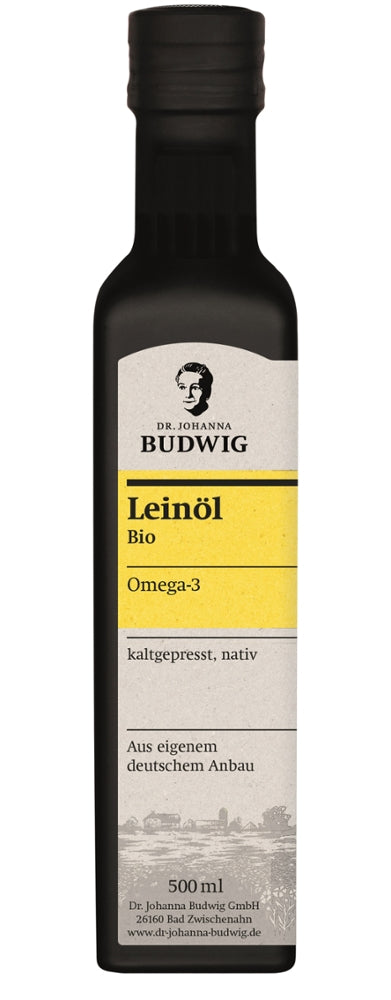 Dr. Budwig Omega-3 Leinöl, 500 ml