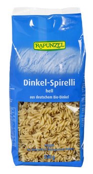 Rapunzel Dinkel-Spirelli hell aus Deutschland, 500g