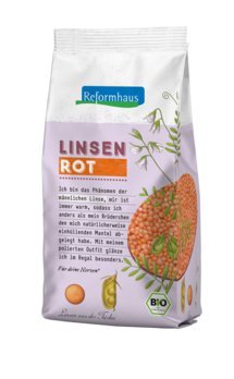 Reformhaus Linsen rot ganz bio, 500g