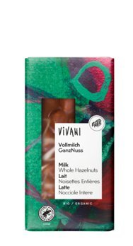 Vollmilch Schokolade GanzNuss, 100g