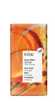 Feine Bitter Orange Schokolade 70% Cacao, 100g