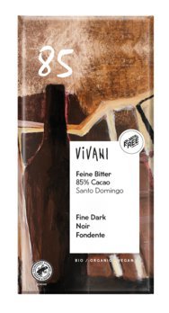 Feine Bitter Schokolade 85 % Cacao Santo Domingo, 100g