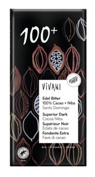 Edel Bitter 100% Cacao + Nibs, Santo Domingo, 80g