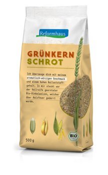 Reformhaus Grünkernschrot, grob, bio, 500g