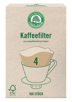 Lebensbaum Kaffeefilter Gr. 4, 100St
