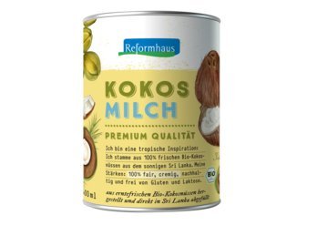 Reformhaus Kokosmilch bio, 400ml