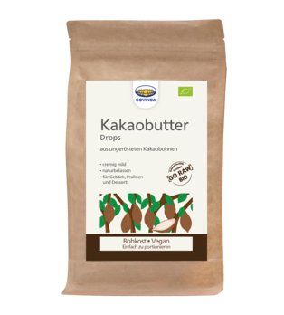 Kakaobutter, Rohkostqualität, 200g