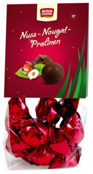 Weihnachts-Nougat-Pralinen, 75g