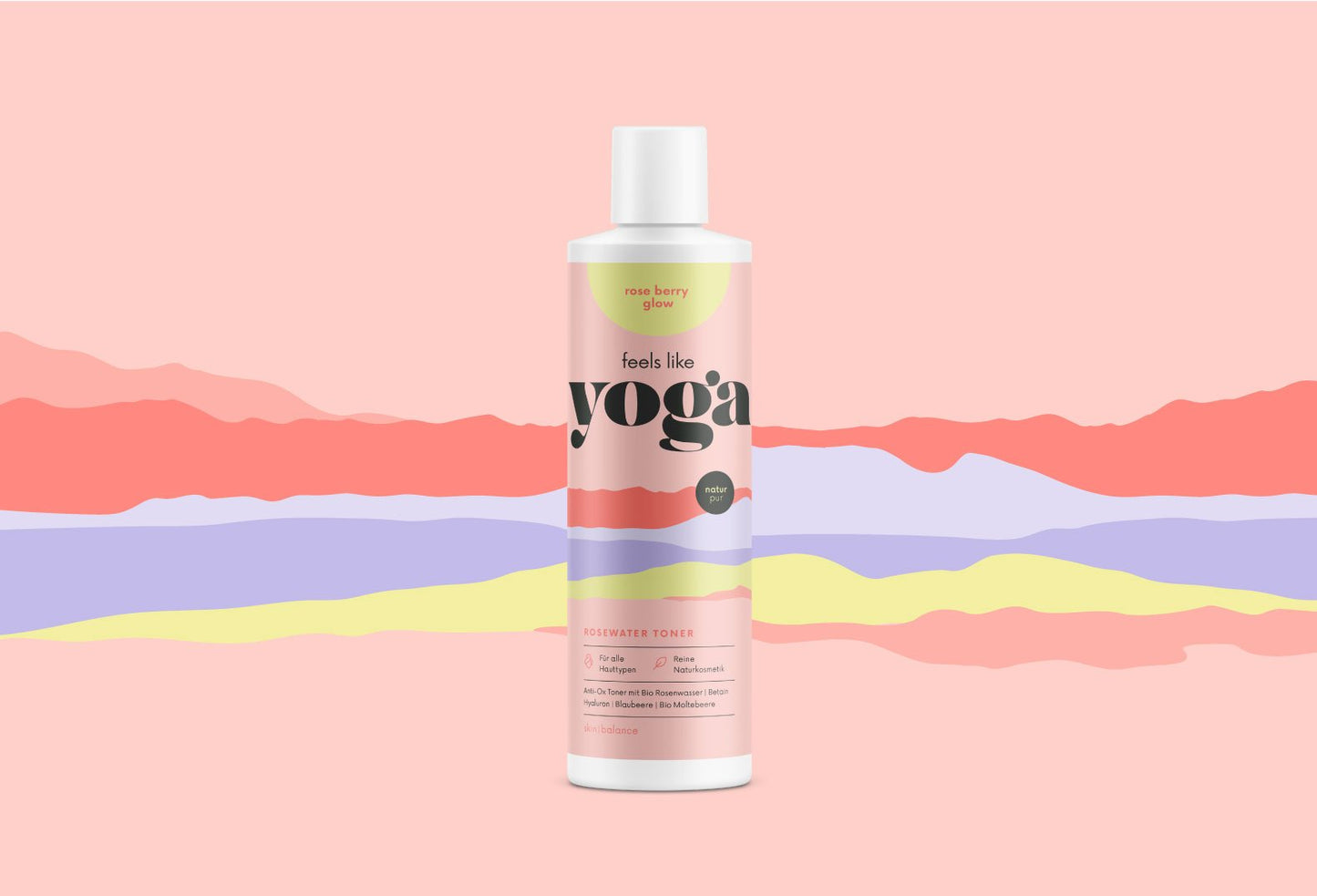 Rose Berry Glow - Ausgleichender Hyaluron Rosenwasser Toner