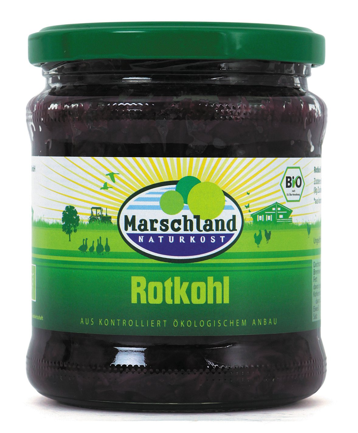 Marschland Bioland Bio Rotkohl 370 ml