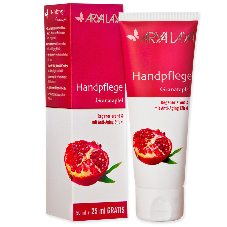 ARYA LAYA Granatapfel Handpflege 50ml +25ml gratis, 75ml