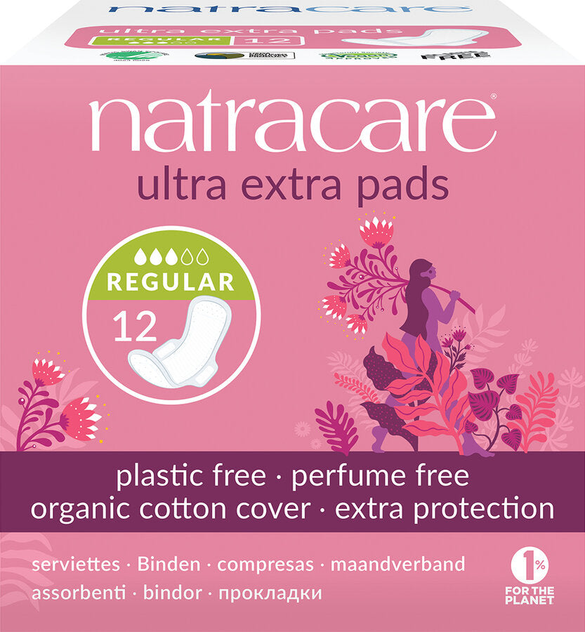 Natracare Ultra Extra Damenbinden Normal, 12St