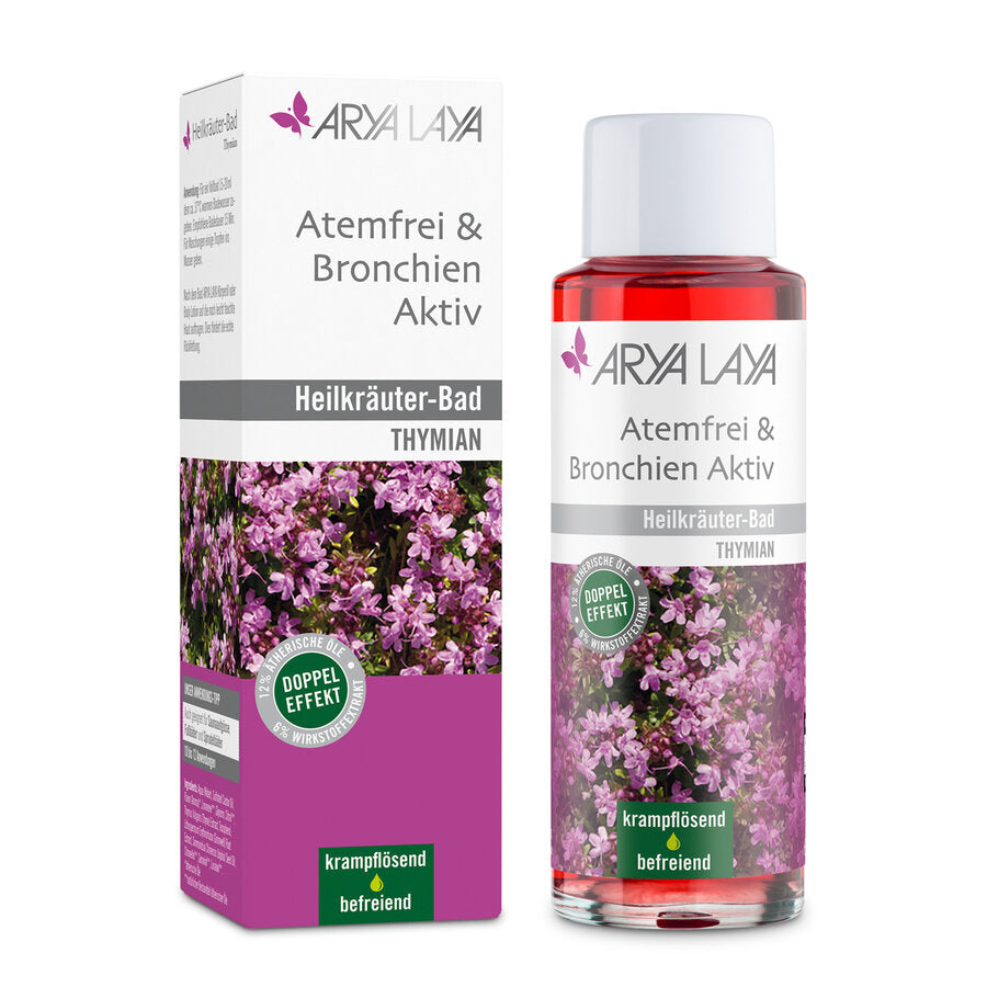 ARYA LAYA Heilkräuter-Bad Atemfrei & Bronchien Aktiv Thymian, 200ml