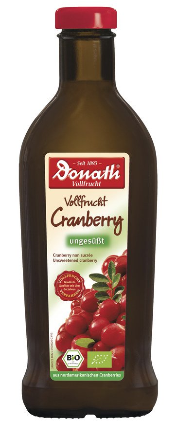Donath Vollfrucht Cranberry ungesüßt, 500ml