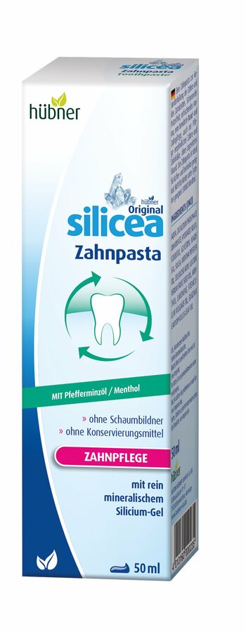 Hübner Original silicea® Zahnpasta mit Pfefferminzöl, 50ml