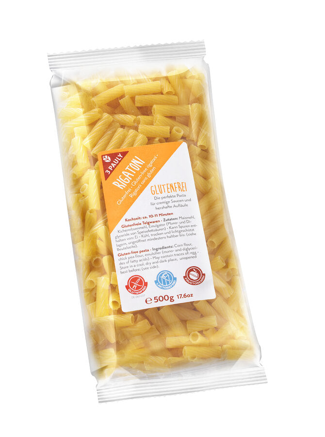 3 Pauly Rigatoni glutenfrei 500g - die perfekte glutenfreie Pasta