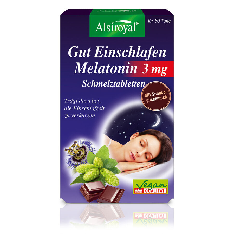 Alsiroyal Gut Einschlafen Melatonin, 60St