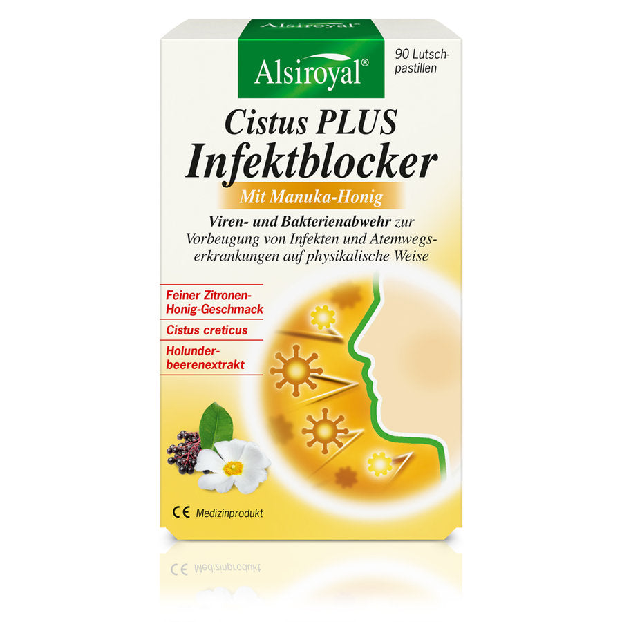 Alsiroyal Cistus PLUS Infektblocker mit Manuka-Honig, 90St