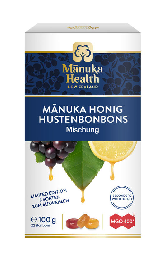 Manuka Health Manuka Hustenbonbon MGO400+ Mischung, 100g