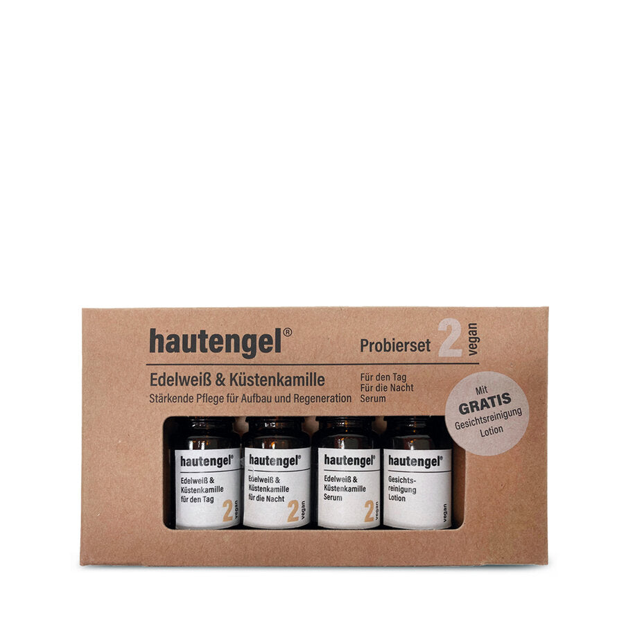 Hautengel Probierset 2: Edelweiß & Küstenkamille 20ml