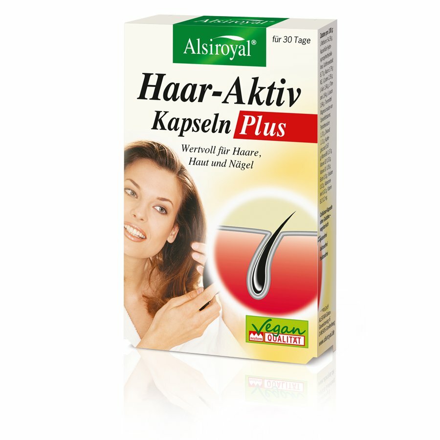 Alsiroyal Haar Aktiv Kapseln Plus, 30 Kapseln (17,2 g)