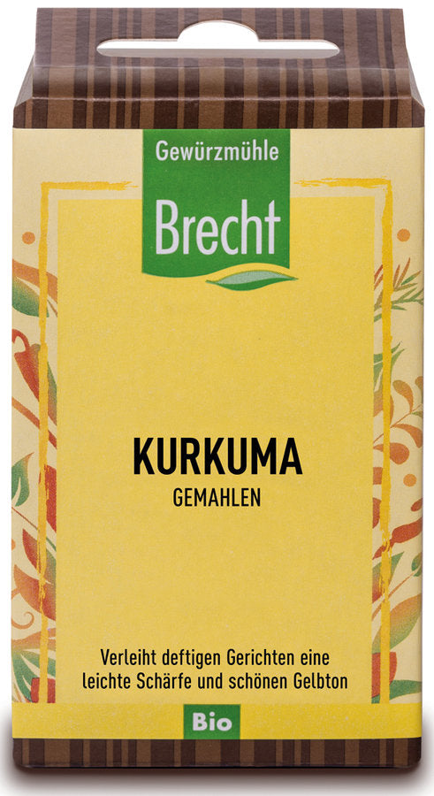 Gewürzmühle Brecht Kurkuma gemahlen Nachfüllpack Bio, 35g