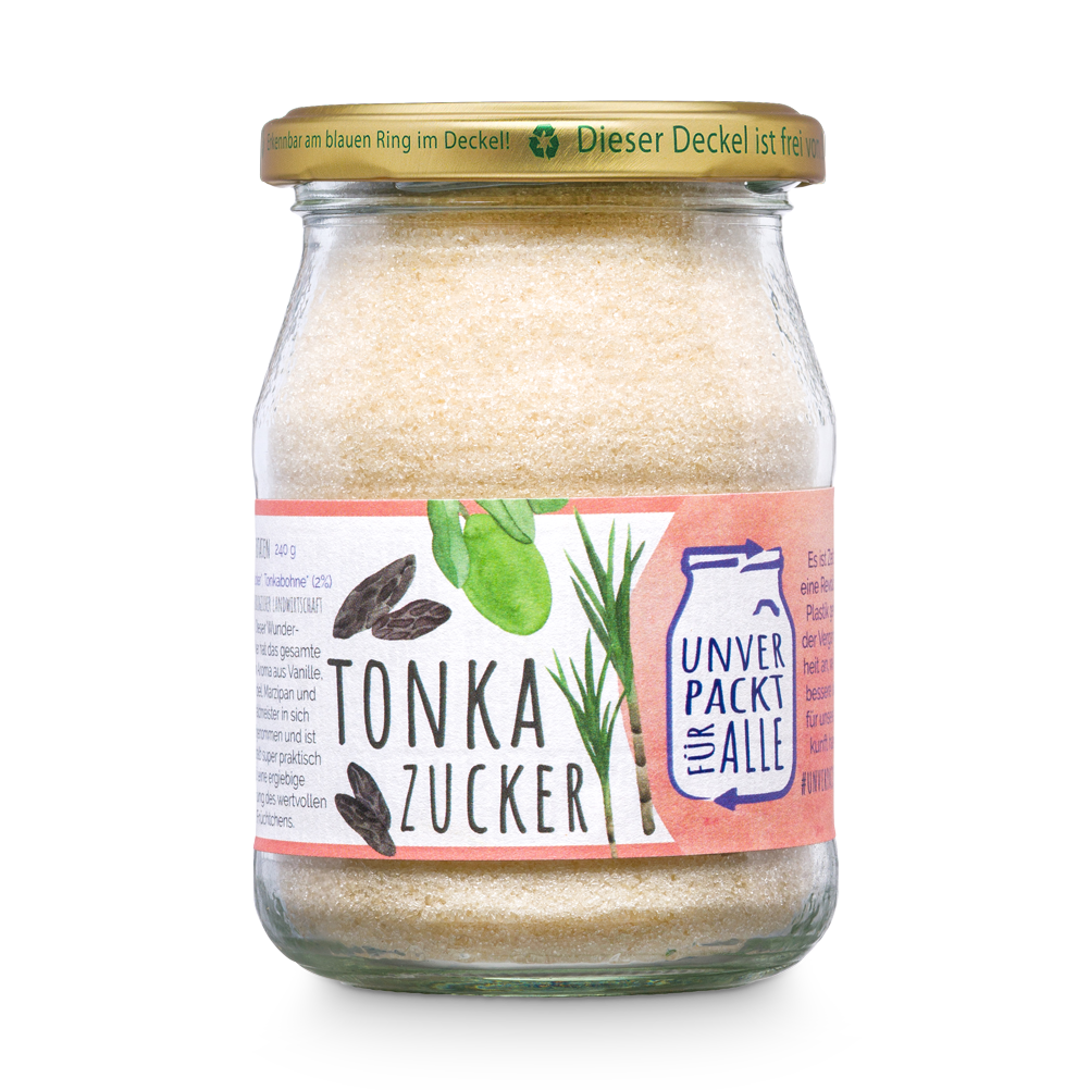 Unverpackt Umgedacht Tonkazucker 240g