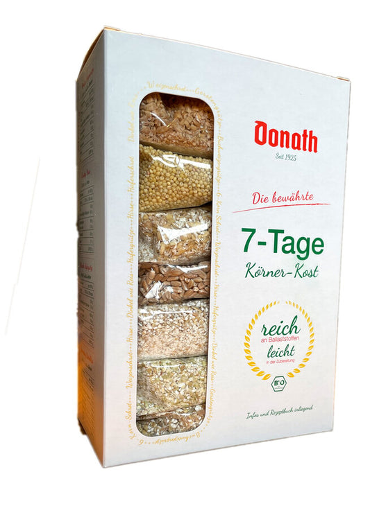 7 Tage Körner Kost Kur Bio 1190g Donath Mühle