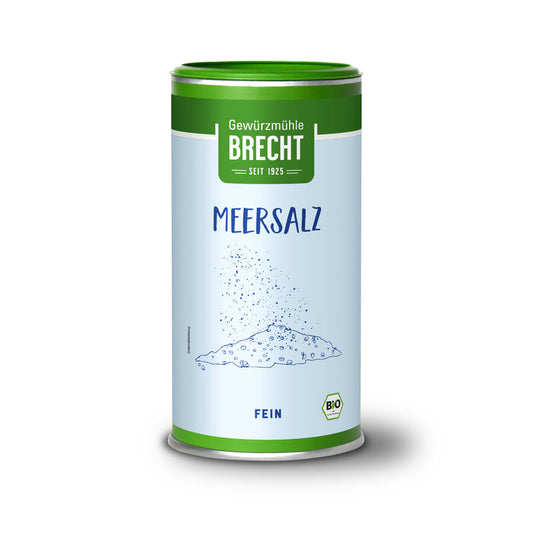 Bio-Meersalz fein 550g Dose Brecht