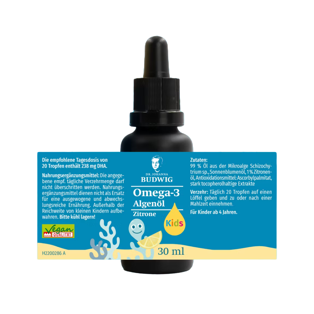 Omega-3 Algenöl Kids 30ml Dr. Budwig