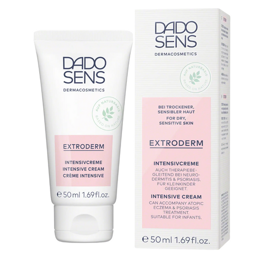 DADO SENS EXTRODERM Intensivcreme 50 ml – Pflegecreme mit Kartonverpackung für sensible Haut, therapiebegleitend einsetzbar