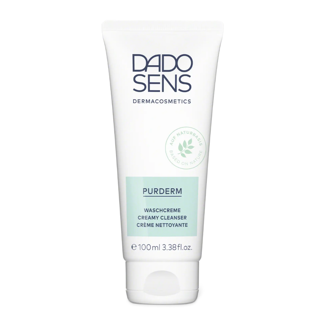 DADO SENS PURDERM Waschcreme 100 ml – milde Reinigungscreme für unreine, empfindliche Haut