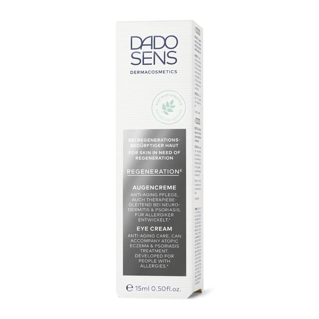 DADO SENS REGENERATION E Augencreme 15 ml – Umverpackung der regenerierenden Augenpflege für sensible Haut