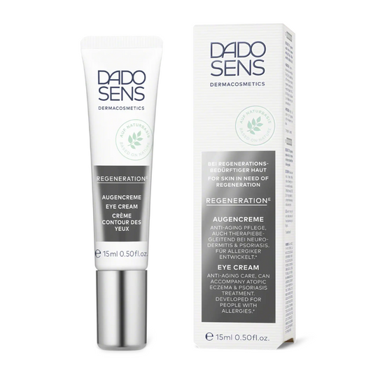 DADO SENS REGENERATION E Augencreme 15 ml – Produkt-Tube mit Verpackung im Set, geeignet bei Neurodermitis und Psoriasis