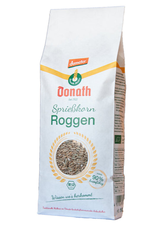 Demeter Sprießkornroggen Bio 1000g Donath Mühle