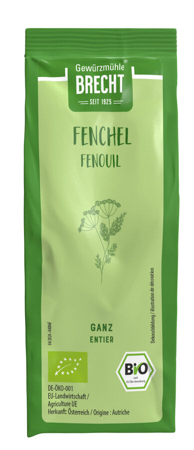Fenchel ganz Nachfüllbeutel Bio 50g Brecht